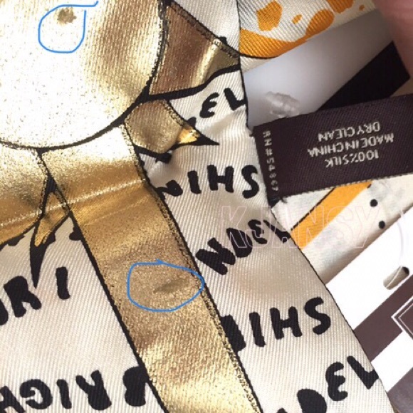 NWT Henri Bendel Sunshine Twilly Skinny Scarf - Picture 6 of 6